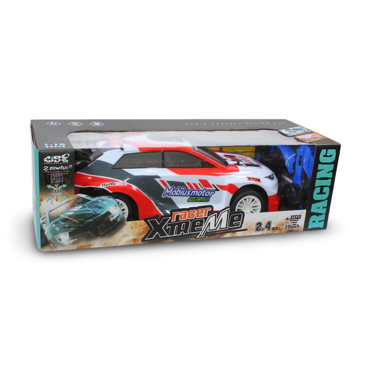 Xtreme Racer Remote Control Car Toy 1:10 Scale 2.4G  Red