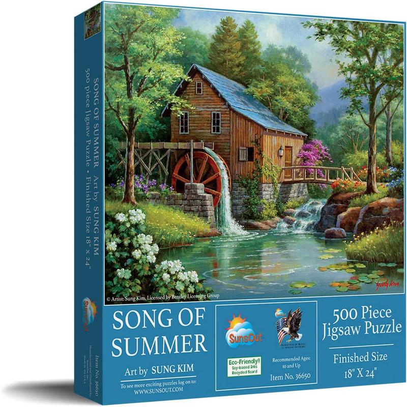 Song of Summer - 500 Piece Jigsaw (Art by Sung Kim)