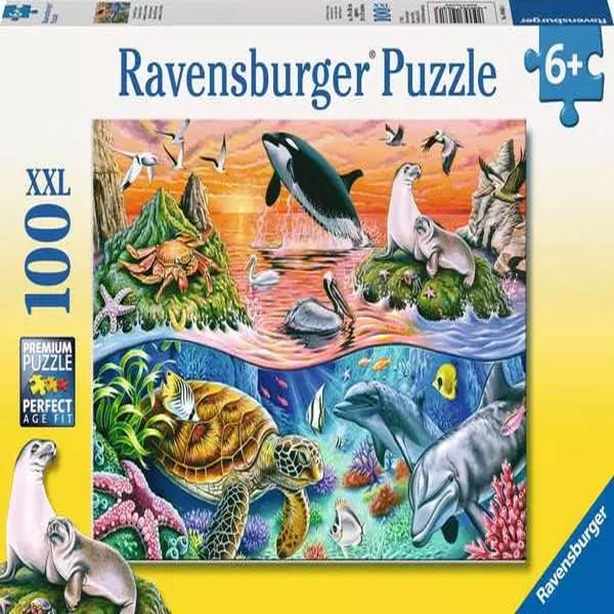 100 Piece XXL Puzzle: Beautiful Ocean - Ages 6+