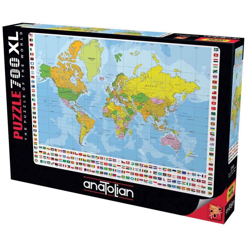 World Map - 700 Piece XL Jigsaw XL Puzzle