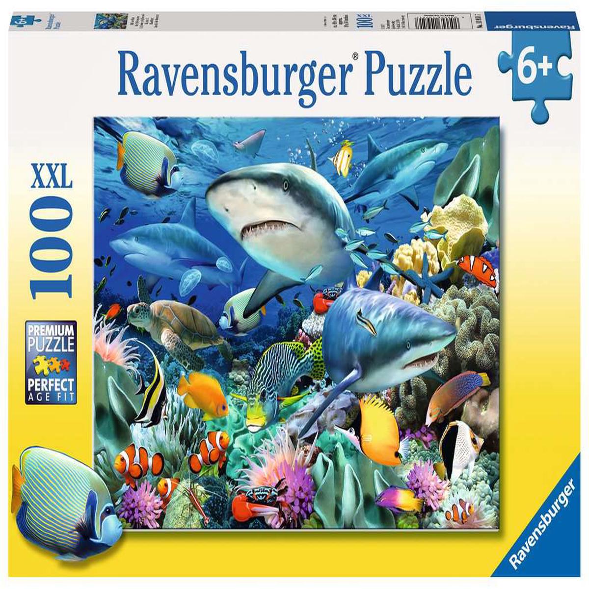 100 Piece Puzzle: Shark Reef - Ages 6+