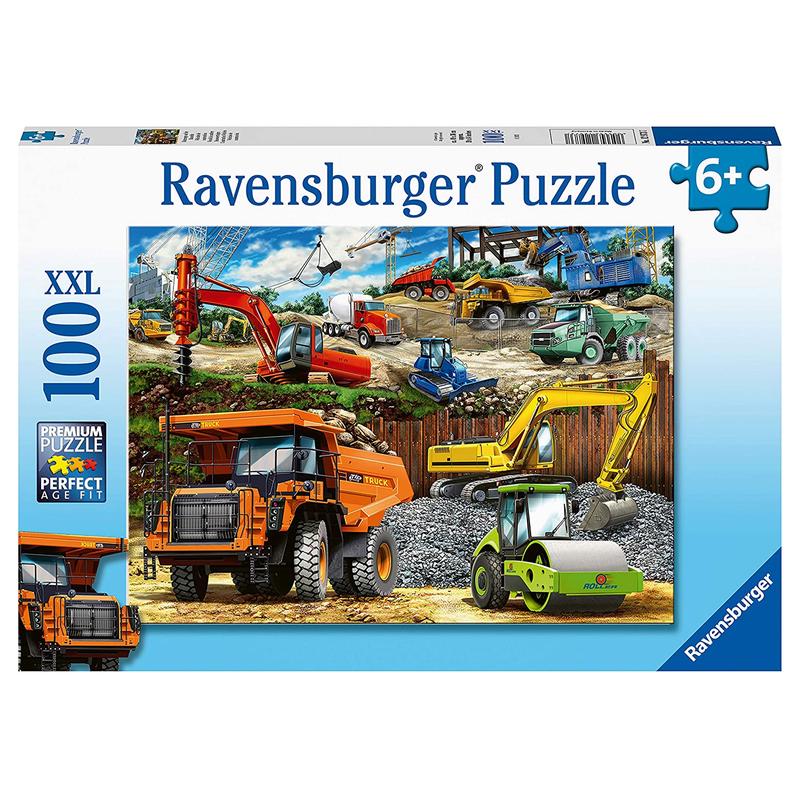 100 pc Puzzle - Construction Vehicles